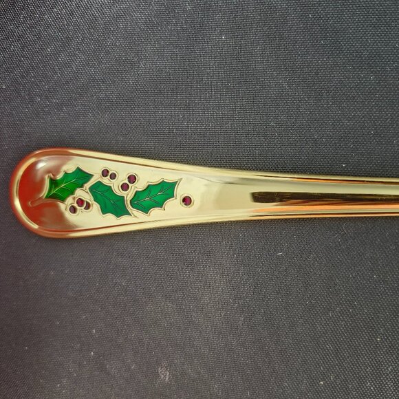 Vintage Hollyberry, Hollyday Gold Plated Retroneu Punch Ladle NIB - Picture 5 of 7